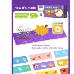 Set Puzzle de asociere cu 3 piese, Mideer