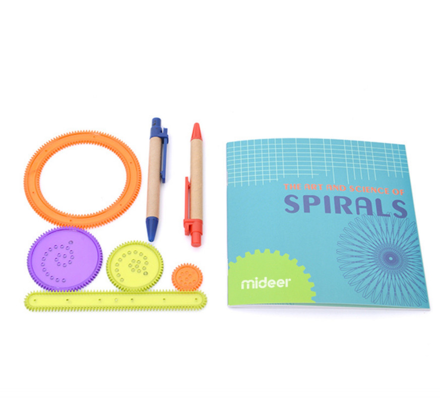 Spirograf, Set Sabloane Desen, Mideer