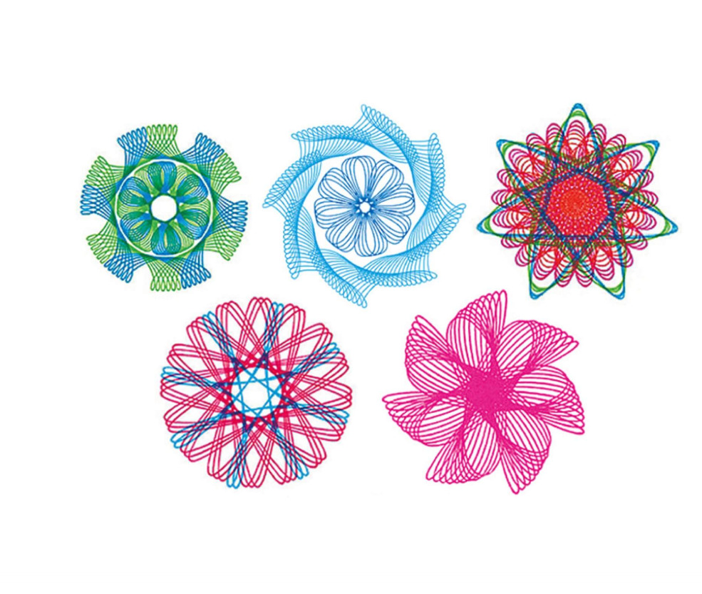 Spirograf, Set Sabloane Desen, Mideer