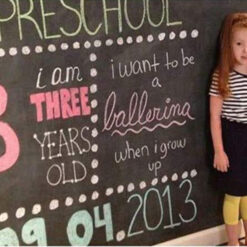 Autocolant, tabla de scris cu creta, 200x45 cm