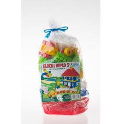 Cuburi de construit tip lego 89 piese mari,