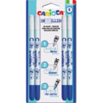 Pix albastru cu gel - Scrie si sterge, Carioca, 4 buc