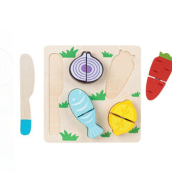 Puzzle incastru - Legume de feliat