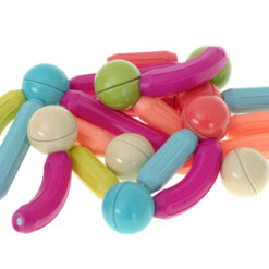 Set de constructie 3D, magnetic, 25 piese 01