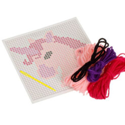 Set de creatie Art&Craft, Broderie cu numere, Unicorn 02