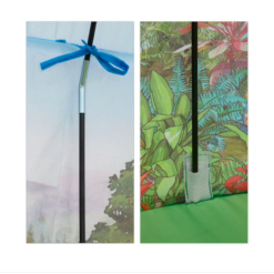 Cort pentru baietei, Dinozauri,105x105x125 cm