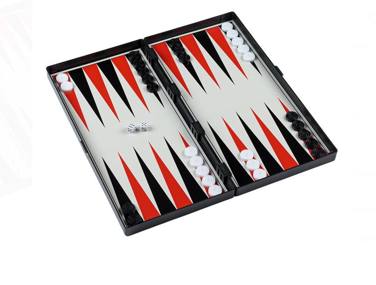 Joc de societate magnetic, 3 in 1, Sah, Dame, Table