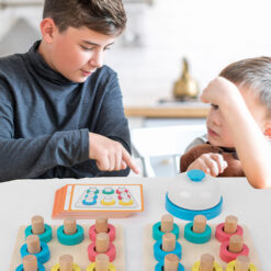 Joc de tip Montessori -Simetria Culorilor, 3 ani+