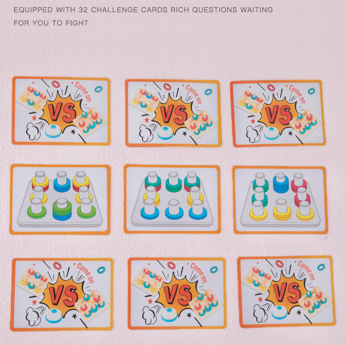 Joc de tip Montessori -Simetria Culorilor, 3 ani+