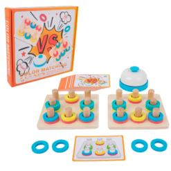 Joc de tip Montessori -Simetria Culorilor, 3 ani+