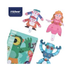 Origami cu 8 personaje - Joc creativ si educativ, 5 ani+