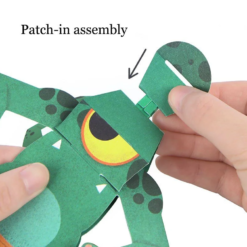 Origami cu 8 personaje - Joc creativ si educativ, 5 ani+