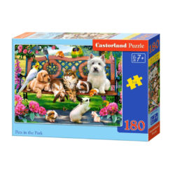 Puzzle 180 piese, Animale de companie, CASTORLAND