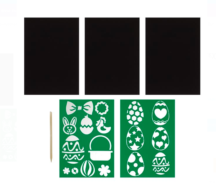 Set Creatii Paste, Razuieste si Coloreaza