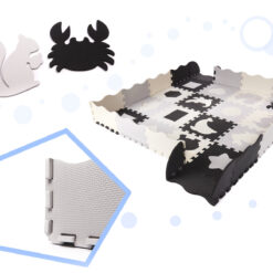 Covor de joaca bebelusi,143x143cm, tip puzzle