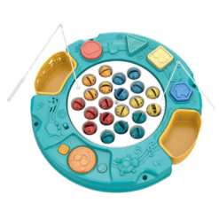 Joc 2 in 1 - Masuta cu sunete si joc de pescuit magnetic, 3 ani+