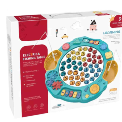 Joc 2 in 1 - Masuta cu sunete si joc de pescuit magnetic, 3 ani+