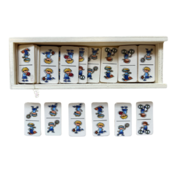 Joc de masa, Domino cu Activitati sportive, 28 Piese