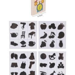 Joc educativ de asociere cu Umbre, 3 ani+, 40 piese