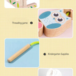 Joc educativ snuruit si echilibru - Copacul cu animalute, 3 ani+ 15