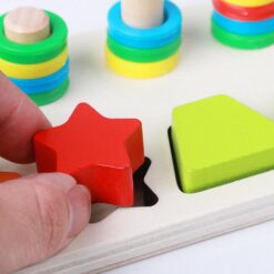 Joc logaritmic - Aritmetica si sortare forme geometrice, 3 ani+ 06