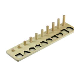 Joc logaritmic - Aritmetica si sortare forme geometrice, 3 ani+ 06