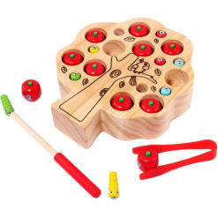 Joc magnetic si de indemanare - Pom si insecte, 3 ani+