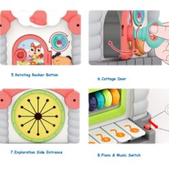 Jucarie educativa bebelusi-Centru cu 5 activitati Hola, 18 luni+