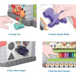 Jucarie educativa bebelusi-Centru cu 5 activitati Hola, 18 luni+