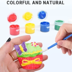 Set creativ de pictura si modelaj - Magneti masinute, 6 ani+