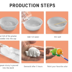 Set creativ de pictura si modelaj - Magneti masinute, 6 ani+