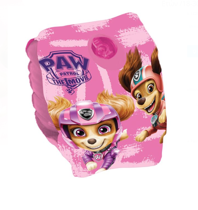 Aripioare gonflabile de inot,Pink Paw Patrol, 3-6 ani, 18-30kg