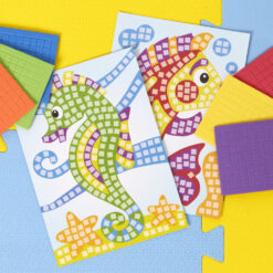 Joc creativ autocolante din spuma, Mosaic, 3 ani+