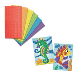 Joc creativ autocolante din spuma, Mosaic, 3 ani+