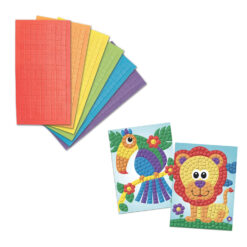 Joc creativ autocolante din spuma, Mosaic, 3 ani+