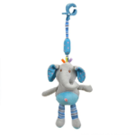 Jucarie pentru patut si carucior-Elefantel, 0 luni+