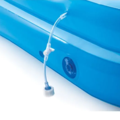 Piscina pentru copii cu Tobogan si Fantana, 257 x 216 x 84 cm