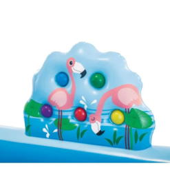 Piscina pentru copii cu Tobogan si Fantana, 257 x 216 x 84 cm