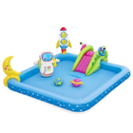 Piscina pentru copii cu Tobogan si Fantana, PVC, 228 x 206 x 84 cm