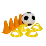 Set de antrenament fotbal, Minge Conuri, 9 buc.