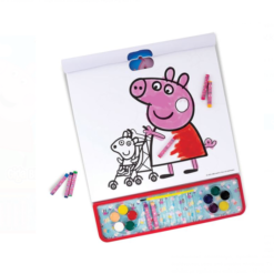 Set de pictura Pepa Pig AS, 4 in 1, bloc de desen, 3 ANI+