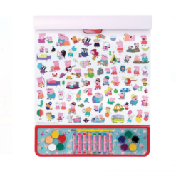 Set de pictura Pepa Pig AS, 4 in 1, bloc de desen, 3 ANI+