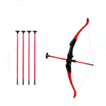 Set de tir cu arcul cu 5 săgeți 63.5 cm, joc indemanare copii, 5 ani+