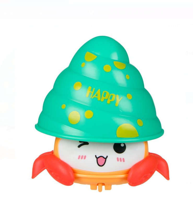 Jucarie apasa si merge,Crab