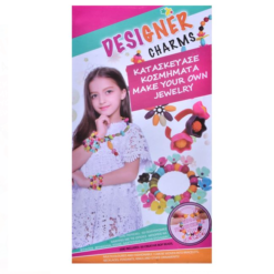 Set creatie bijuterii, bratari pentru fetite, 50 piese, 6 ani+