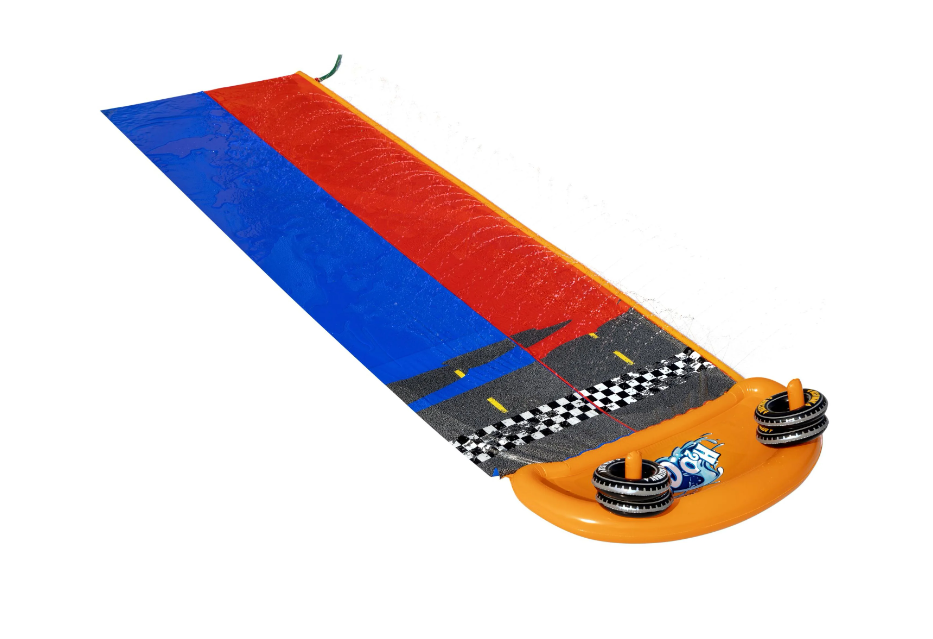 Tobogan de apa, dublu, gonflabil, PVC, 481 x 132 x 35 cm