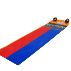 Tobogan de apa, dublu, gonflabil, PVC, 481 x 132 x 35 cm