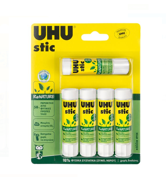 Adeziv Stick UHU ReNature 8.2 - 5buc