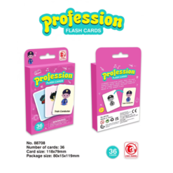 Carduri cognitive pentru copii, 36 piese, Meserii