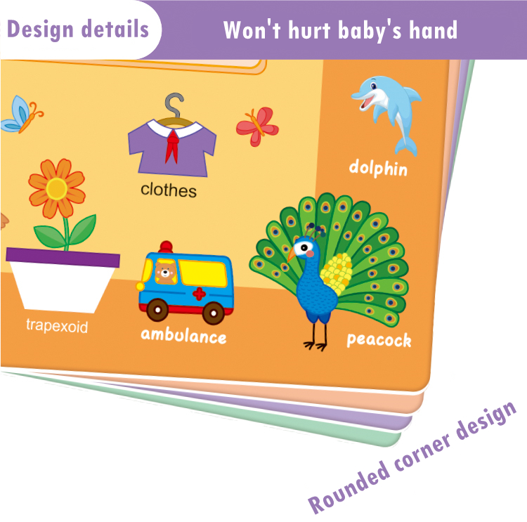 Carte senzoriala si educativa cu stickere reutilizabile, 2 ani+